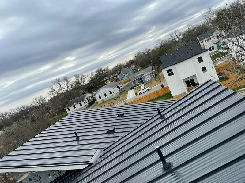 Standing seam metal roof panels with vents for Skylight Repair in Lihue